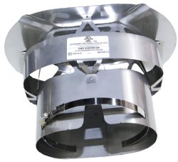 Oval Raincap with Spark Arrestor